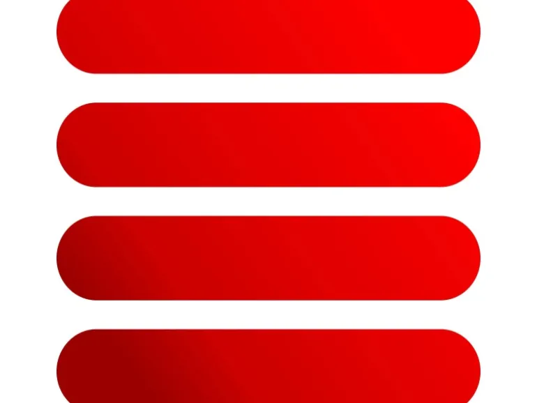 Aufkleber Holografie-Leucht-Reflektoren "Streifen Rot" 11 cm x 9 cm