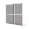 Avosdim Fliegengitter Schiebetür Aluminium 240cm x 240cm Weiß