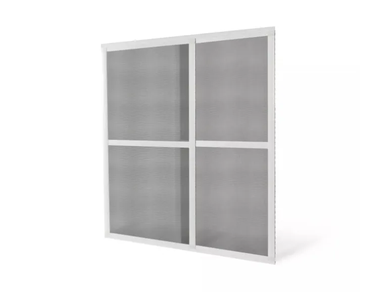 Avosdim Fliegengitter Schiebetür Aluminium 240cm x 240cm Weiß