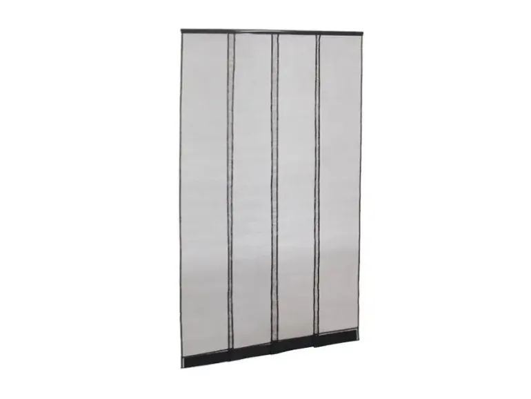 Avosdim Insektenschutz Lamellenvorhang 230cm x 130cm Schwarz