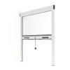 Avosdim Insektenschutzrollo für Fenster Aluminium 100cm x 160cm Weiß