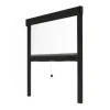 Avosdim Insektenschutzrollo Fenster & Tür Aluminium 125cm x 220cm Schwarz