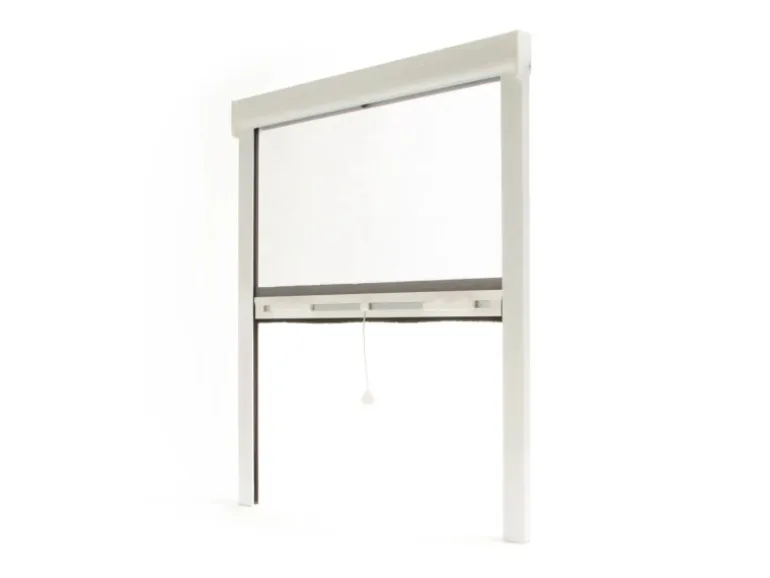 Avosdim Insektenschutzrollo Fenster & Tür Aluminium 150cm x 220cm Weiß