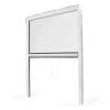 Avosdim Insektenschutzrollo für Fenster PVC 130cm x 160cm Weiß