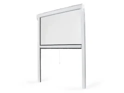 Avosdim Insektenschutzrollo für Fenster PVC 130cm x 160cm Weiß