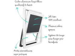 Avosdim Verdunkelungsrollo Weiber Rahmen Für Velux SK08 Anthrazitgraues