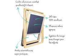 Avosdim Verdunkelungsrollo Für Roto Dachfenster 60cm x 83 5cm Blaues