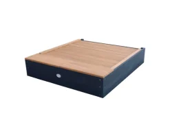 Axi Sandkasten Mandy Stauraum und Deckel Anthr. Braun 90 cm x 74 cm x 100 cm