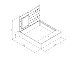 Axi Sandkasten Mandy Stauraum und Deckel Anthr. Braun 90 cm x 74 cm x 100 cm