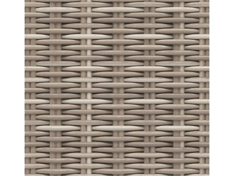 Balkonmöbel-Set Olea Mini 5-teilig Polyrattan Hellgrau