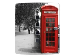 Banjado Design Schlüsselkasten Aus Edelstahl Für 10 Schlüssel 24x21,5x7cm Mit Magnetverschluss Motiv London Red Telephone