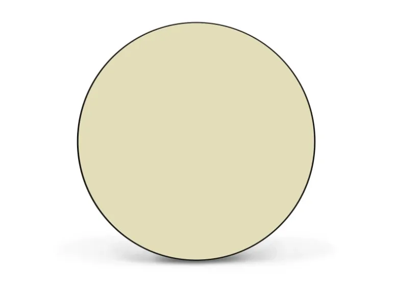 Banjado Magnettafel Rund Größe 47cm Magnetwand Schwarz Aus Metall Magnetpinnwand Pinnwand Motiv Beige