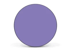 Banjado Magnettafel Rund Größe 47cm Magnetwand Schwarz Aus Metall Magnetpinnwand Pinnwand Motiv Lavendel