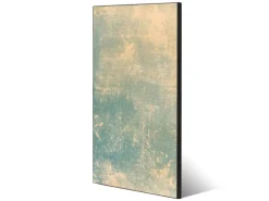 Banjado Magnettafel 37x78cm Magnetwand Schwarz Aus Metall Magnetpinnwand Pinnwand Inkl. 4 Magnete Motiv Patina Grün
