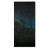 Banjado Magnettafel 37x78cm Magnetwand Silber Aus Metall Magnetpinnwand Pinnwand Inkl. 4 Magnete Motiv Nachthimmel