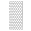 Banjado Magnettafel 37x78cm Magnetwand Silber Aus Metall Magnetpinnwand Pinnwand Inkl. 4 Magnete Motiv Punkte Grau