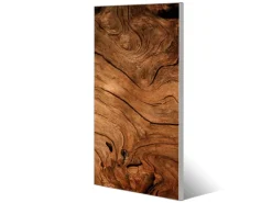Banjado Magnettafel 37x78cm Magnetwand Silber Aus Metall Magnetpinnwand Pinnwand Inkl. 4 Magnete Motiv Trockenes Holz