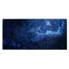 Banjado Magnettafel 78x37cm Magnetwand Schwarz Aus Metall Magnetpinnwand Pinnwand Inkl. 4 Magnete Motiv Galaxie