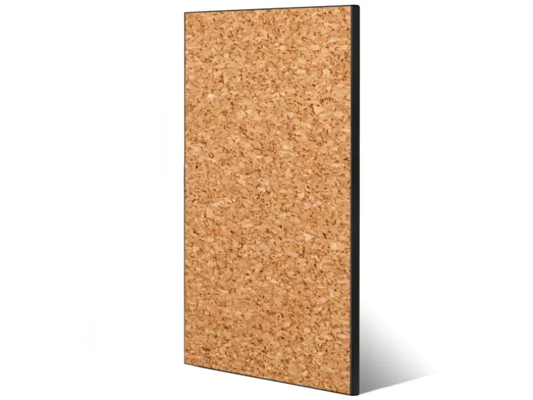 Banjado Magnettafel 37x78cm Magnetwand Schwarz Aus Metall Magnetpinnwand Pinnwand Inkl. 4 Magnete Motiv Kork