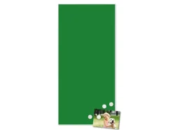 Banjado Magnettafel 37x78cm Magnetwand Weiß Aus Metall Magnetpinnwand Pinnwand Inkl. 4 Magnete Motiv Grün