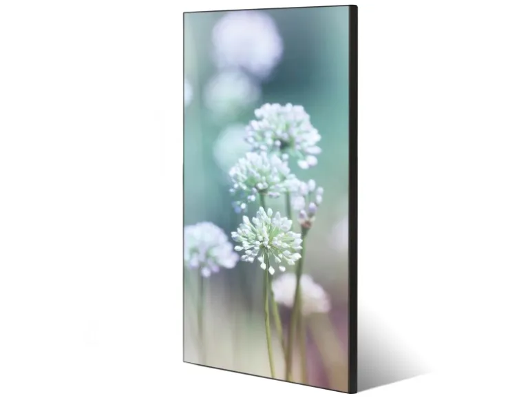 Banjado Magnettafel 37x78cm Magnetwand Schwarz Aus Metall Magnetpinnwand Pinnwand Inkl. 4 Magnete Motiv Lauchblüte