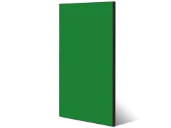 Banjado Magnettafel 37x78cm Magnetwand Schwarz Aus Metall Magnetpinnwand Pinnwand Inkl. 4 Magnete Motiv Grün