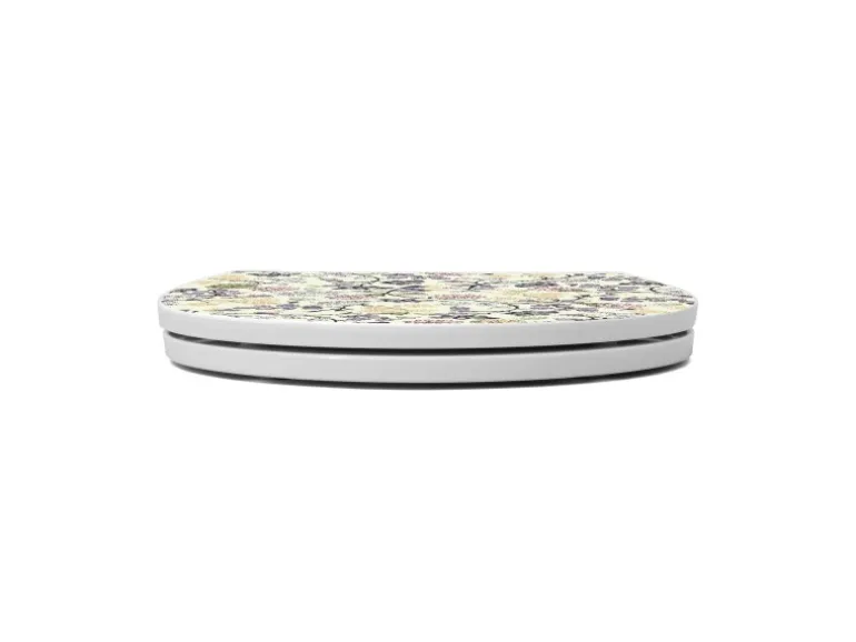 Banjado Premium Toilettendeckel Mit Absenkautomatik WC-Sitz Soft Close Hygienischer Klodeckel Duroplast Mit Motiv Florale Tapete
