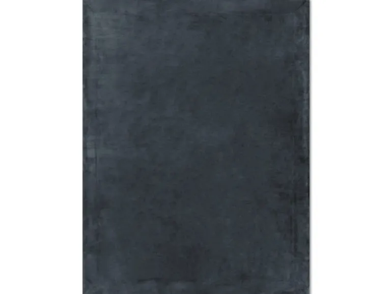Beautissu Alina Decke 150x200cm Anthrazit/Anthrazit
