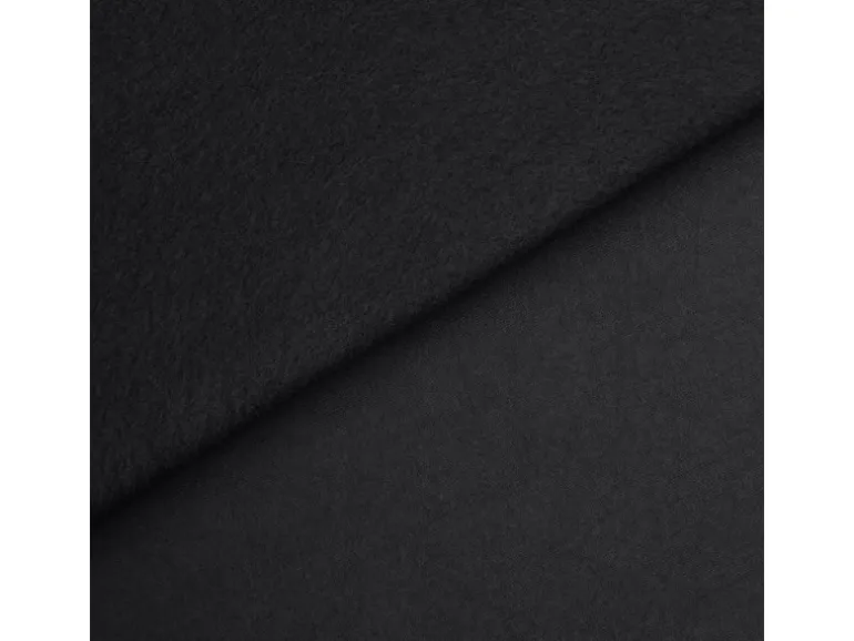 Beautissu Amelie TO Vorhang mit Öse 140x245cm Schwarz 2tlg