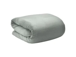 Beautissu Aurelia Decke 150x200cm Hellgrau