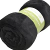 Beautissu Aurelia Decke 220x240cm Schwarz