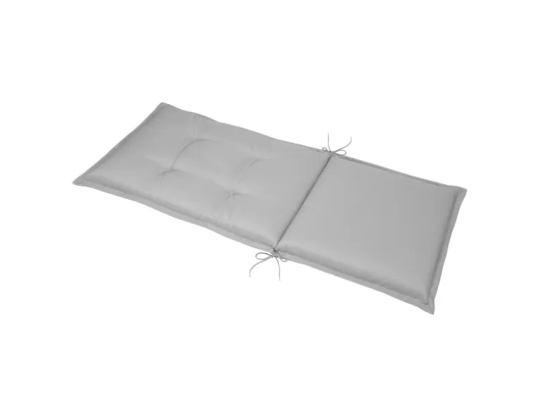 Beautissu Base HL Hochlehner 120x50x6cm Hellgrau