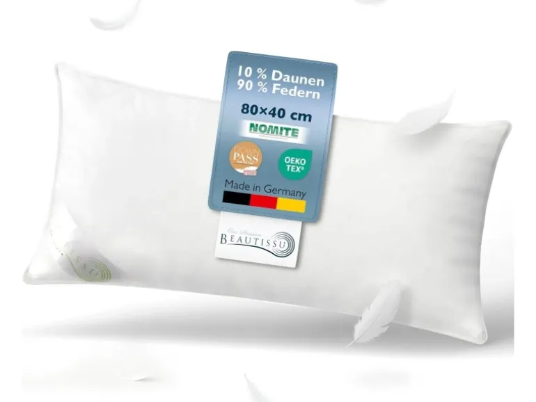 Beautissu BeauNuit FK Kopfkissen 40x80cm Weiß