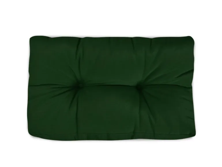 Beautissu ECO Style Palettenkissen Rücken 60x40x10cm Dunkelgrün 2tlg