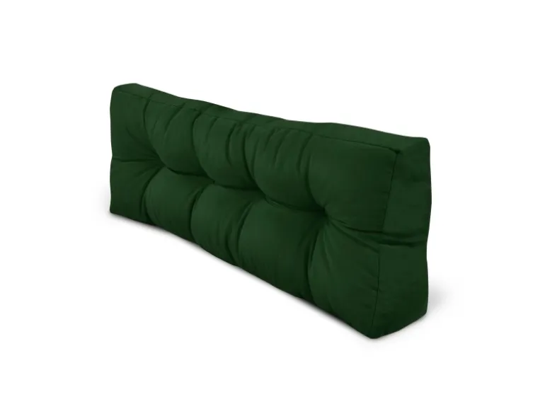 Beautissu ECO Style Palettenkissen Rücken 120x40x10cm Dunkelgrün