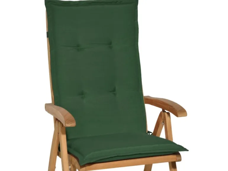 Beautissu Loft HL Hochlehner 120x50x6cm Dunkelgrün 6tlg
