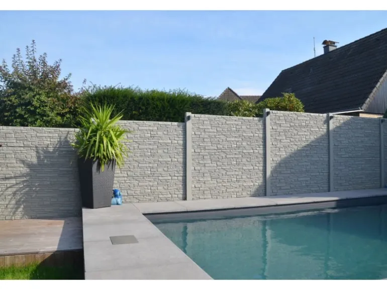 Beckers Betonzaun Acrylfarbe 5 l Steingrau