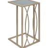 Beistelltisch Blush Bordeaux Eckig 54 cm x 30 cm x 30 cm Gold