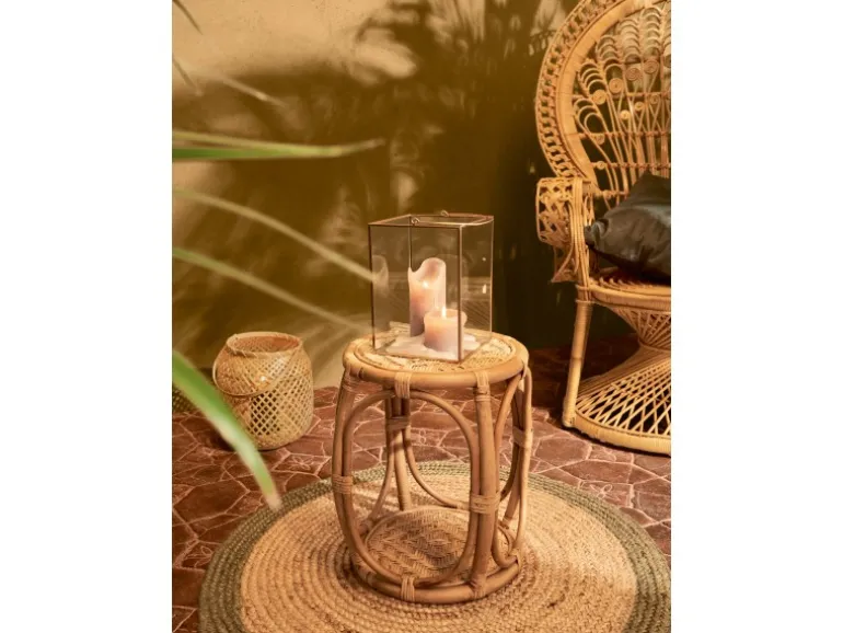 Beistelltisch Safari Lodge Rund 45 cm x Ø 45 cm Natur