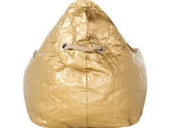 Beliani Sitzsack DROP Gold 75x63x73