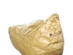Beliani Sitzsack DROP Gold 75x63x73