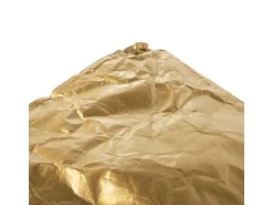 Beliani Sitzsack DROP Gold 75x63x73