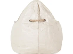 Beliani Sitzsack DROP Hellbeige 75x63x73