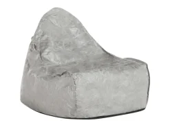 Beliani Sitzsack DROP Hellgrau 75x63x73