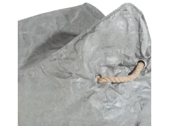 Beliani Sitzsack DROP Hellgrau 75x63x73