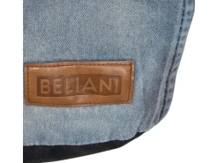 Beliani Sitzsack DROP Hellblau 75x63x73