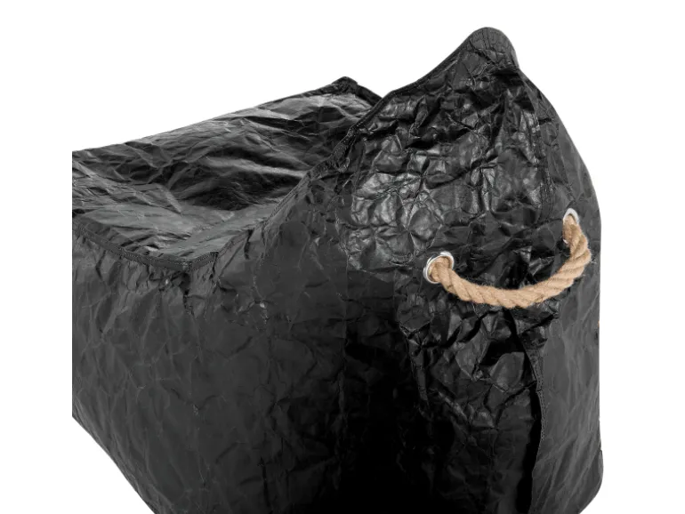 Beliani Sitzsack DROP Schwarz 75x63x73