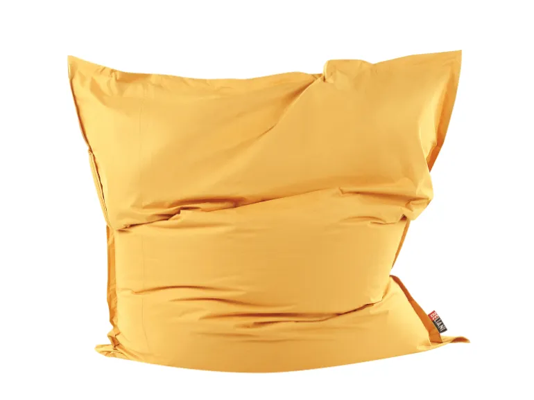 Beliani Sitzsack FUZZY Gelb 180x230x20