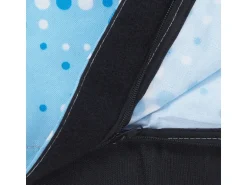 Beliani Sitzsack FUZZY Hellblau 140x180x20