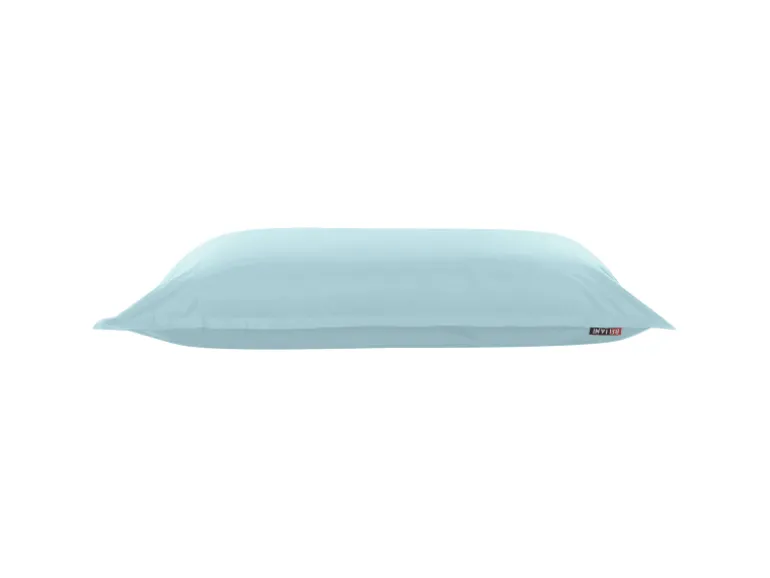 Beliani Sitzsack FUZZY Hellblau 180x230x20